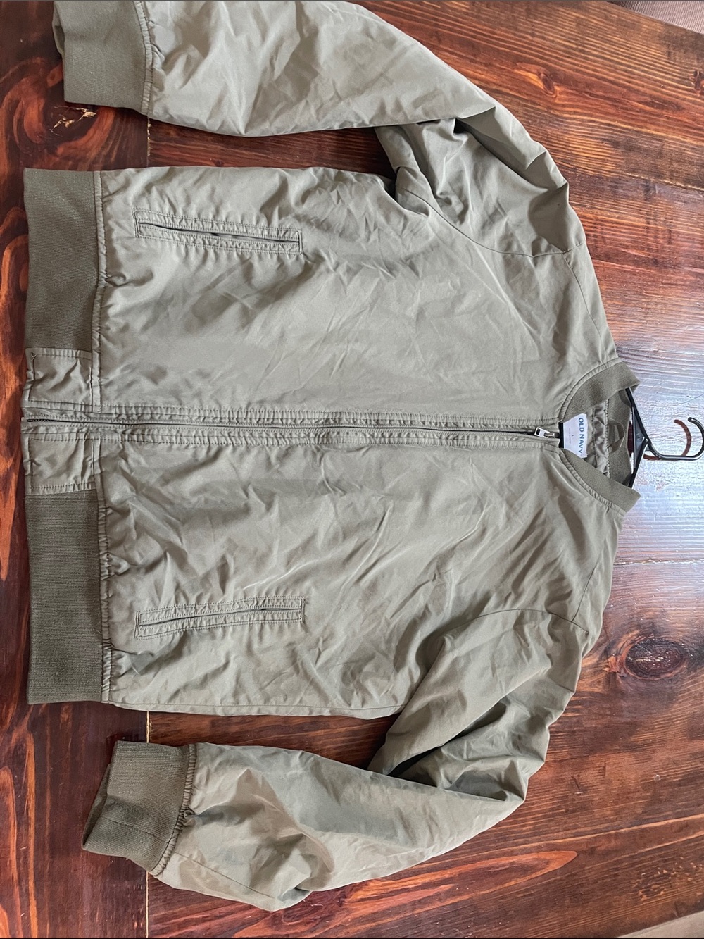 Old Navy Men's Olive Green Bomber Jacket
